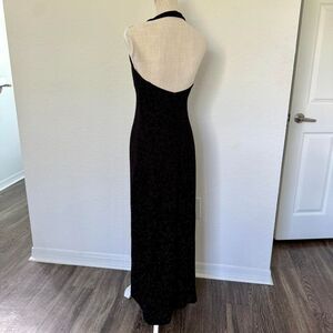 Late 90s / early 2000s Byer Too! halter-neck maxi dress